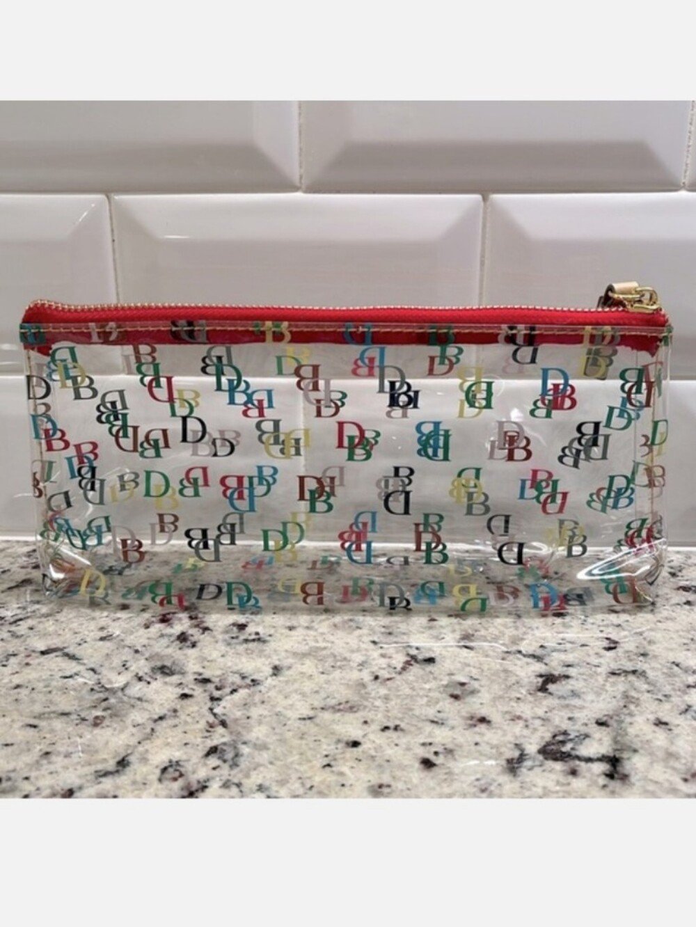 Dooney & Bourke Clear Cosmetic Case NWOT - Picture 3 of 7